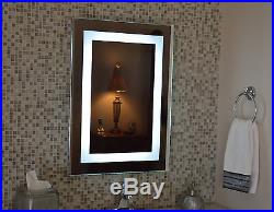 Lighted bathroom vanity make up mirror, led lighted, wall mounted MAM82028 20x28