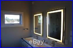 Lighted vanity mirror, led lighted, wall mounted MAM82436 24 Wide x 36 Tall