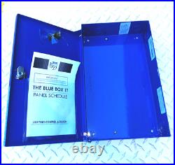 Lighting Control & Design, The Blue Box. GRI408LT ENC SM NE1, Enclosure With Keys