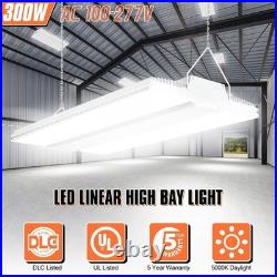 Linear LED High Bay Light Fixtures 300W Commercial Warehouse Workshop Lighting