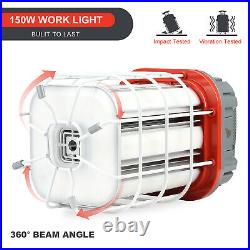 Linkable 150W LED Temporary Work Light High Bay Construction Job Site Lamp ETL