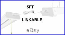 Linkable LED Shop Light 4ft 42W 5000K 4800LM Super Bright, cETLus Certified