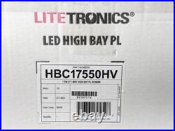 LiteTronics HBC17550HV LED High Bay Panel Light 5000K 277-480V 175W