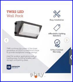 Lithonia Lighting 17 Led Wall Pack Outdoor Light Fixture 3 Way TWR2 Bronze New