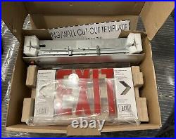 Lithonia Lighting EDGR 1 R EL SD M4 LED Edge-Lit Exit Sign FNOB