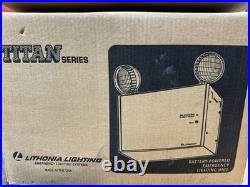 Lithonia Lighting ELT125LBAMVm Emergency Light-New Old Stock-Amp & Volt Meter