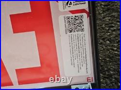 Lithonia Lighting LE S 1 R EL N BAA Die-Cast Aluminum Exit Sign, Red Letter