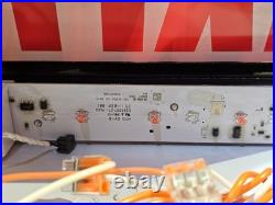 Lithonia Lighting LE S 1 R EL N BAA Die-Cast Aluminum Exit Sign, Red Letter