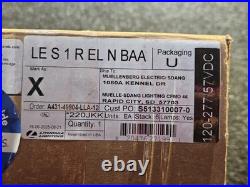 Lithonia Lighting LE S 1 R EL N BAA Die-Cast Aluminum Exit Sign, Red Letter