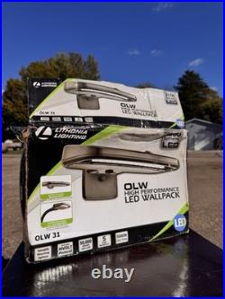 Lithonia Lighting Led Wall Pack 50,000 Hrs 3100Lumen OLW 31 New Never Hooked Up