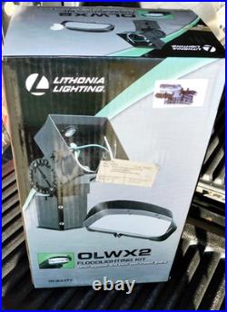 Lithonia Lighting OLWX2ST Floodlighting Kit Tenon Slipfitter Visor withImpact Grd