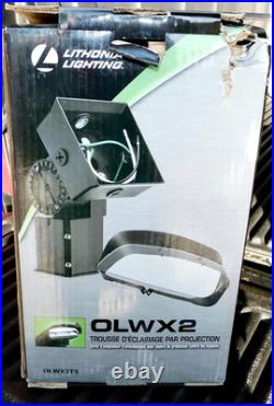 Lithonia Lighting OLWX2ST Floodlighting Kit Tenon Slipfitter Visor withImpact Grd