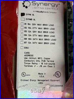 Lithonia Synergy SYPM-8L Lighting Controller Relay Power Module, NEW Unit #2 ##