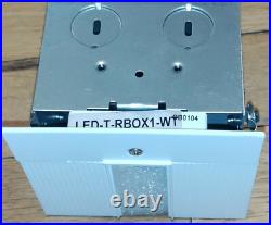 Lot of 49 WAC Lighting LED-T-RBOX1-WT for InvisiLED Recessed Channel Lot of 49 WAC Lighting LED-T-RBOX1-WT for InvisiLED Recessed Channel