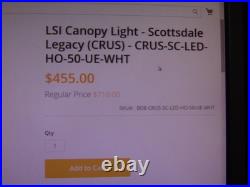 Lsi Canopy Shop Lights Scottsdale Made In USA 5000k 19,000 Lumens Ea. Multi Volt
