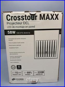 Lumark XTOR6B-W Crosstour MAXX LED 58W Wall Mount Light Full Cutoff Door 4000K