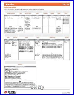 Metalux High Bay Light, 18K-24K Lumens, VHB-1824-N-UNV-L840-CD-U SHIPS FREE