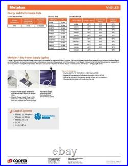 Metalux High Bay Light, 18K-24K Lumens, VHB-1824-N-UNV-L840-CD-U SHIPS FREE