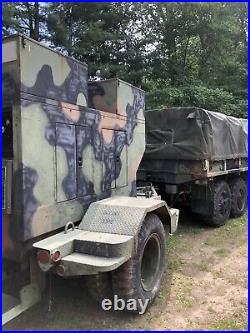 Military Generator 15 kw MEP 004AAS with Duel Tamdom Trailer