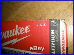 Milwaukee 2119-22 Usb Rechargeable Utility Hot Stick Light Kit