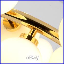 Modern Glass Balls Shape DNA Chandelier Ceiling Pendant Light Lamp LED Fixture
