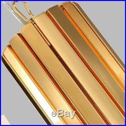 Modern Gold 24 LED Ceiling Light Metal Glass Branch Chandelier Pendant Lamp