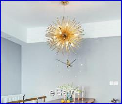 Modern Gold Ceiling Pendant Sputnik Light Chandelier Lamp Lighting Fixture Decor