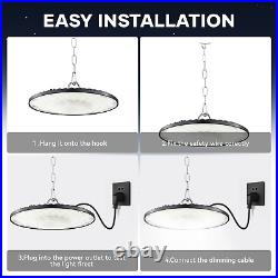 NEW 10 Packs 500W UFO LED High Bay Light Industrial Factory Warehouse Commercial