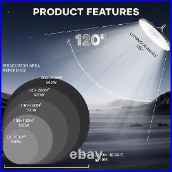 NEW 10 Packs 500W UFO LED High Bay Light Industrial Factory Warehouse Commercial