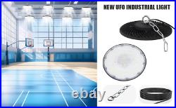 NEW 10 Packs 500W UFO LED High Bay Light Industrial Factory Warehouse Commercial