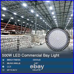 NEW 500W UFO LED High Bay Light Shop Light Lighting Fixture Factory Warehouse