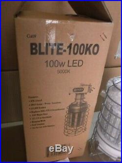 NEW BERGEN BLITE-100KO 100W LED 5000K CORN TEMPORARY WORK LIGHT WithBULB HOOK