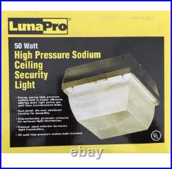 NEW LUMAPRO 5MM40 50 Watt High Pressure Sodium Ceiling Security Light