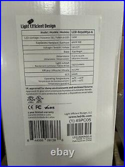 NEW Light Efficient Design LED-8090M50-A Shoe Box Wallpack LED Retrofit Light