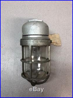 NEW OLD STOCK Appleton Form 100 Explosionproof Light Fixture, Cage, & Glass
