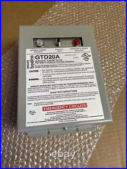 NEW Philips-Bodine GTD20A Emergency Lighting Relay Control NEW