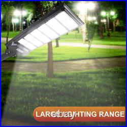 NEW Solar Street Lights 1200W Watts Solar LED Flood Light Dusk to Dawn 1650000LM