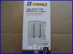 New 3 Pc Topaz Led Post Top Retrofit Replacement Light For 100w Hid