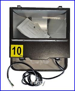 New Cooper Lighting 100W HPS Outdoor Commercial Flood Light Fixture, IP67, 120V