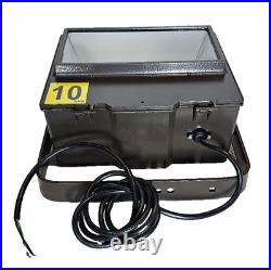 New Cooper Lighting 100W HPS Outdoor Commercial Flood Light Fixture, IP67, 120V