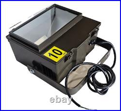 New Cooper Lighting 100W HPS Outdoor Commercial Flood Light Fixture, IP67, 120V