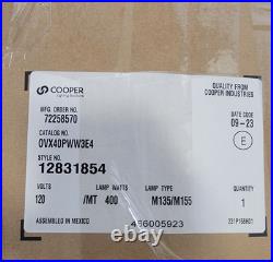 New Cooper Lighting OVX Series 400W HID Outdoor Security Light Fixture 120-277V