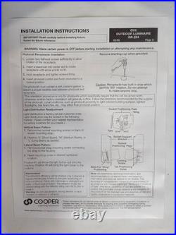 New Cooper Lighting OVX Series 400W HID Outdoor Security Light Fixture 120-277V