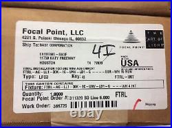 New! Focal Point Light Fixture 4FT Recessed LED FTRL-AC-LL1-30k-WH 4 INT