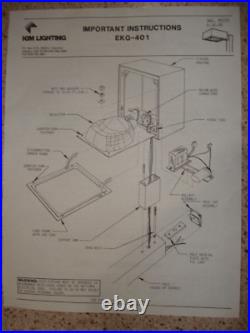 New Kim Lighting EKG-401 Bronze 400W High Pressure Sodium Fixture