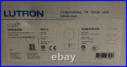 New Lutron HMS-0-FM Vive Starter Wireles Hub FLUSH MOUNT Adapter And Power Suppl