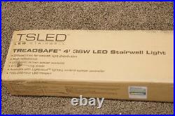 New RAB Lighting 4' LED Light with Ultrasonic Sensor TSLED4-36N/D10/US/BL ShpsFR