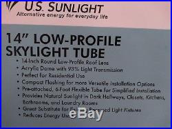 New! U S Sunlight 14 Radiant Skylight Tube Blk. 98100