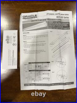 Oracle Lighting 2' LED Light Strip Lot, 3K Lumens, Dim, Emergency Battery Backup