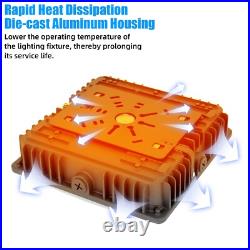 Outdoor Canopy Light, LED Square Ceiling Exterior Carport Garage Patio Porch Lamp